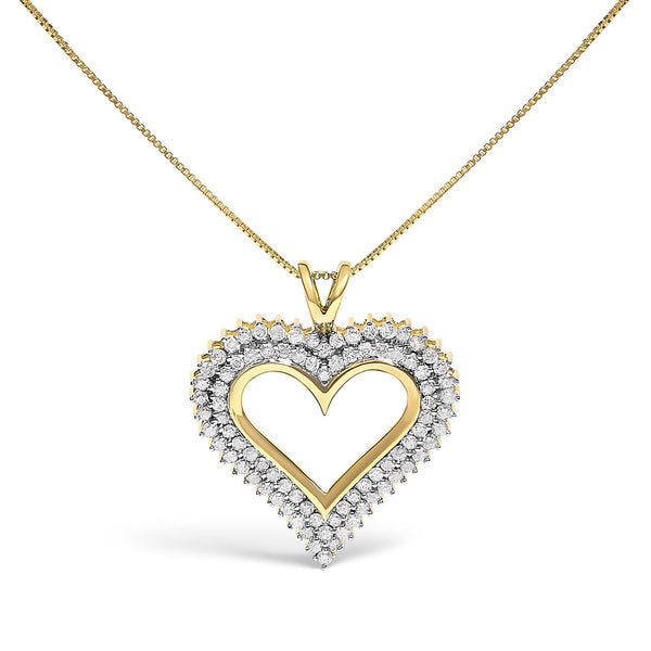 .925 Sterling Silver Diamond Heart 18