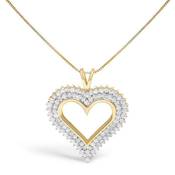 .925 Sterling Silver Diamond Heart 18