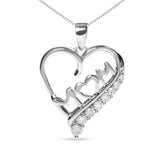 .925 Sterling Silver 1/4 Cttw Diamond  