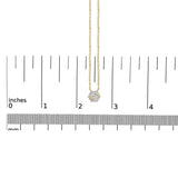 14K Yellow Gold Plated Sterling Silver 3/8 Cttw Lab Grown Diamond Hex Halo Pendant Necklace-4 thumbnail 5