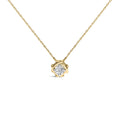 10K Yellow Gold Plated .925 Sterling Silver 1/2 Cttw Lab Grown Diamond Woven Necklace-0