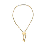 Gold Vermeil Diamond Accent Bar Lariat Bolo Bracelet-0 thumbnail 1