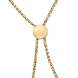Gold Vermeil Diamond Accent Bar Lariat Bolo Bracelet-3 thumbnail 4