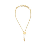 Gold Vermeil Diamond Accent Infinity Sign Lariat Bolo Bracelet-0 thumbnail 1