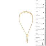 Gold Vermeil Diamond Accent Infinity Sign Lariat Bolo Bracelet-4 thumbnail 5