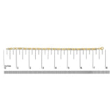 Gold Vermeil .925 Sterling Silver 1/7 Cttw Diamond Puff Heart Bangle Bracelet-4 thumbnail 5
