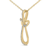 Gold Vermeil Diamond Accent Infinity Cross Pendant Necklace-3 thumbnail 4