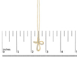 Gold Vermeil Diamond Accent Infinity Cross Pendant Necklace-4 thumbnail 5