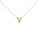 Yellow Gold Vermeil Diamond Accent 