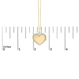 Gold Vermeil 1/10 Cttw Diamond Heart Locket Pendant Necklace-4 thumbnail 5