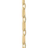 Gold Vermeil .925 Sterling Silver 1/4 Cttw Diamond Bold Octagonal Link Necklace-3 thumbnail 4