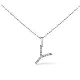 Sterling Silver Diamond Accent 