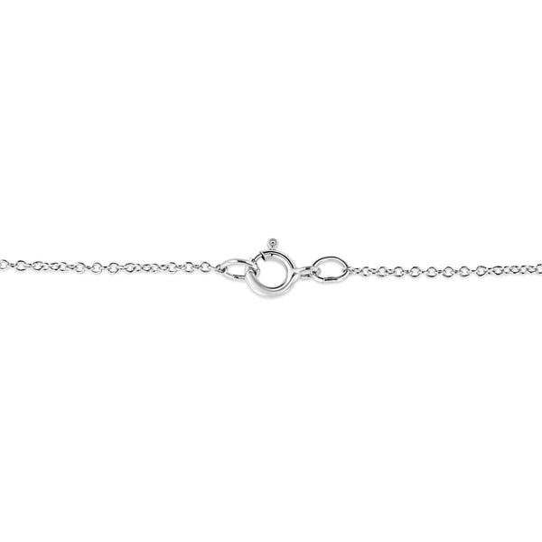 .925 Sterling Silver Diamond Accent Sunburst Milgrain 18