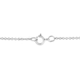 .925 Sterling Silver Prong-Set Diamond Accent Starfish Pendant Necklace (I-J Color, I1-I2 Clarity) - Size 18