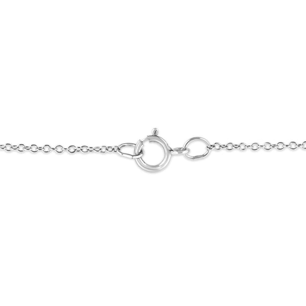 .925 Sterling Silver Prong-Set Diamond Accent Starfish Pendant Necklace (I-J Color, I1-I2 Clarity) - Size 18