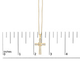 Gold Vermeil Diamond Accent Cross Pendant Necklace-4 thumbnail 5