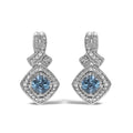 925 sterling silver ring with cushion cut diamond stones in twist motif