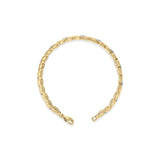 Gold Vermeil Plated Sterling Silver 1/7 Cttw Diamond Panther Link Bracelet-3 thumbnail 4