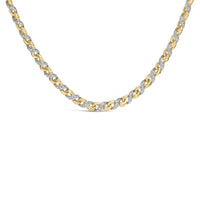 10K Yellow Gold 1 cttw Diamond Riviera Statement Pendant Necklace (J-K, I2-I3)