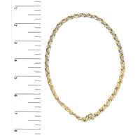 10K Yellow Gold 1 cttw Diamond Riviera Statement Pendant Necklace (J-K, I2-I3)