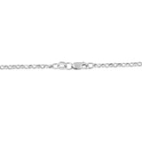 14K White Gold 1.0 Cttw Princess Cut Diamond Three Heart 18