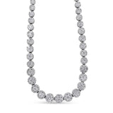 IGI Certified 14K Yellow Gold 14 3/4 cttw Pave Set Round-Cut Diamond Riviera Necklace (F-G Color, S2-I1 Clarity)-4 thumbnail 5