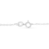 Sterling Silver Diamond Station Necklace (1/2 cttw, I-J Color, I1-I2 Clarity)-4 thumbnail 5