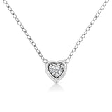 10K White Gold 1/10 Cttw Miracle Set Round-Cut Diamond 18
