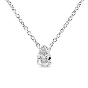 .925 Sterling Silver Miracle Set Princess-Cut Diamond Solitaire Stud Earrings (H-I Color, I1-I2 Clarity)-1