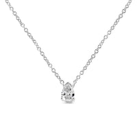 .925 Sterling Silver Miracle Set Princess-Cut Diamond Solitaire Stud Earrings (H-I Color, I1-I2 Clarity)