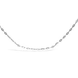 14K White Gold Bezel Set 1.00 Cttw Diamond 11 Station Necklace-4 thumbnail 5