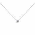 14K White Gold 1.00 Cttw Lab Grown Diamond Solitaire Pendant-0