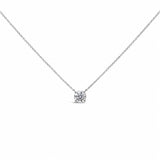 14K White Gold 1.00 Cttw Lab Grown Diamond Solitaire Pendant-0 thumbnail 1