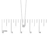 14K White Gold 1.00 Cttw Lab Grown Diamond Solitaire Pendant-4 thumbnail 5