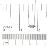 14K White Gold 1/2 Cttw Marquise Lab-Grown Diamond East West Solitaire 18