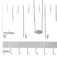 14K White Gold 1/2 Cttw Marquise Lab-Grown Diamond East West Solitaire 18