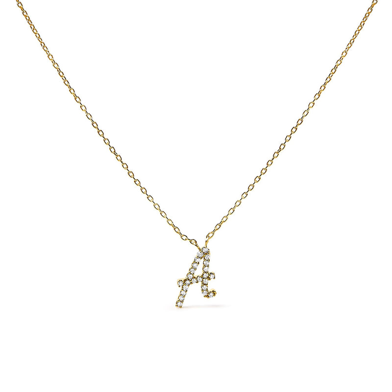 14K Yellow Gold Diamond Accent 