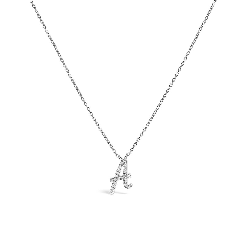 14K White Gold Diamond Accent 