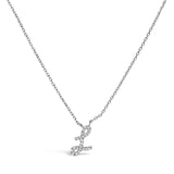 14K White Gold Diamond Accent 