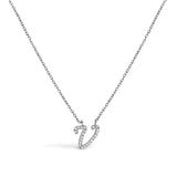 14K White Gold Diamond Accent 