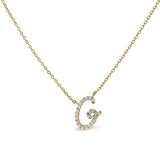 14K Yellow Gold Diamond Accent 