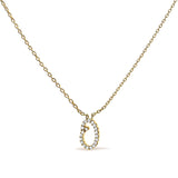 14K Yellow Gold Diamond Accent 