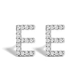 10K White Gold 1/10 Cttw Diamond Initial “A” to 