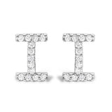 10K White Gold 1/10 Cttw Diamond Initial “A” to 