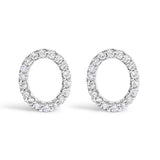 10K White Gold 1/10 Cttw Diamond Initial “A” to 