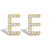 10K Yellow Gold 1/10 Cttw Diamond Initial “A” to 