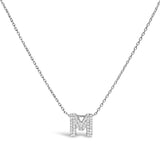 10K White Gold Diamond Accent 