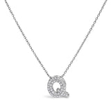 10K White Gold Diamond Accent 