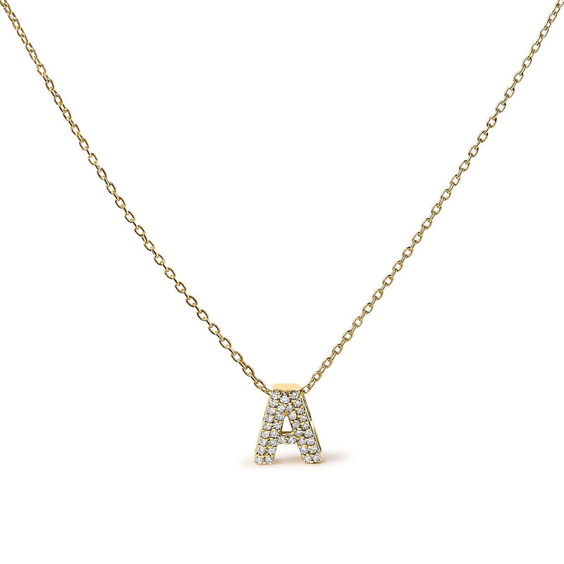 10K Yellow Gold Diamond Accent 