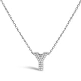 10K White Gold Diamond Accent 